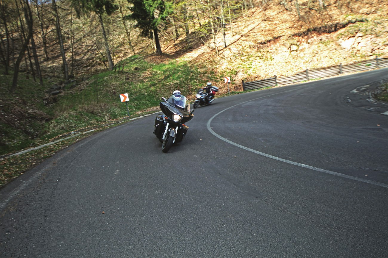 Motorradfahren im Erzgebirge